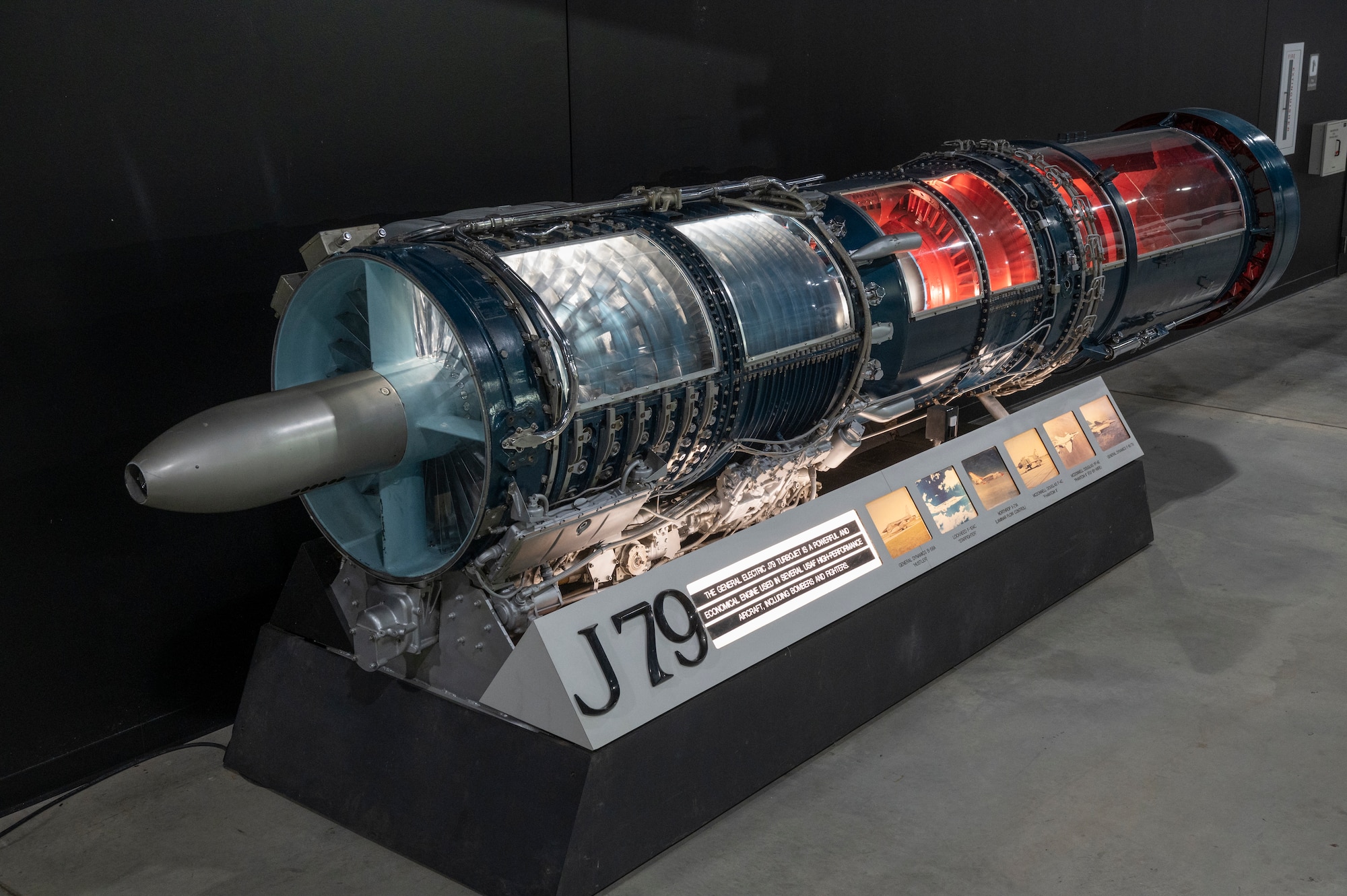 General Electric 79 Turbojet in the Cold War Gallery