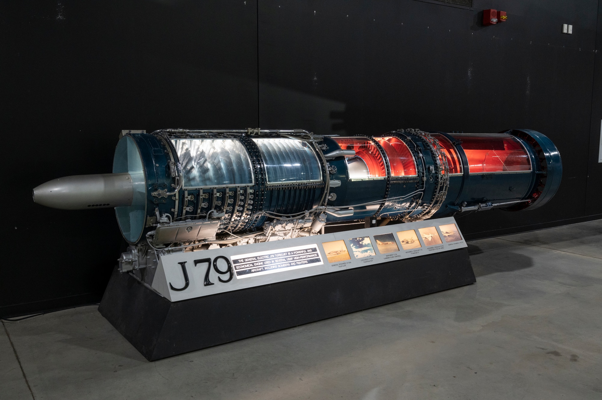 General Electric 79 Turbojet in the Cold War Gallery