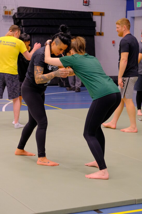 Woman fighting