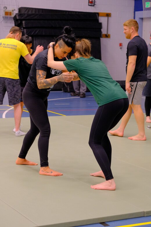 Woman fighting