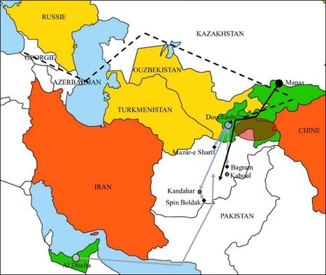 Figure 1. The initial picture of the Air Force in Afghanistan (2001–2002) map