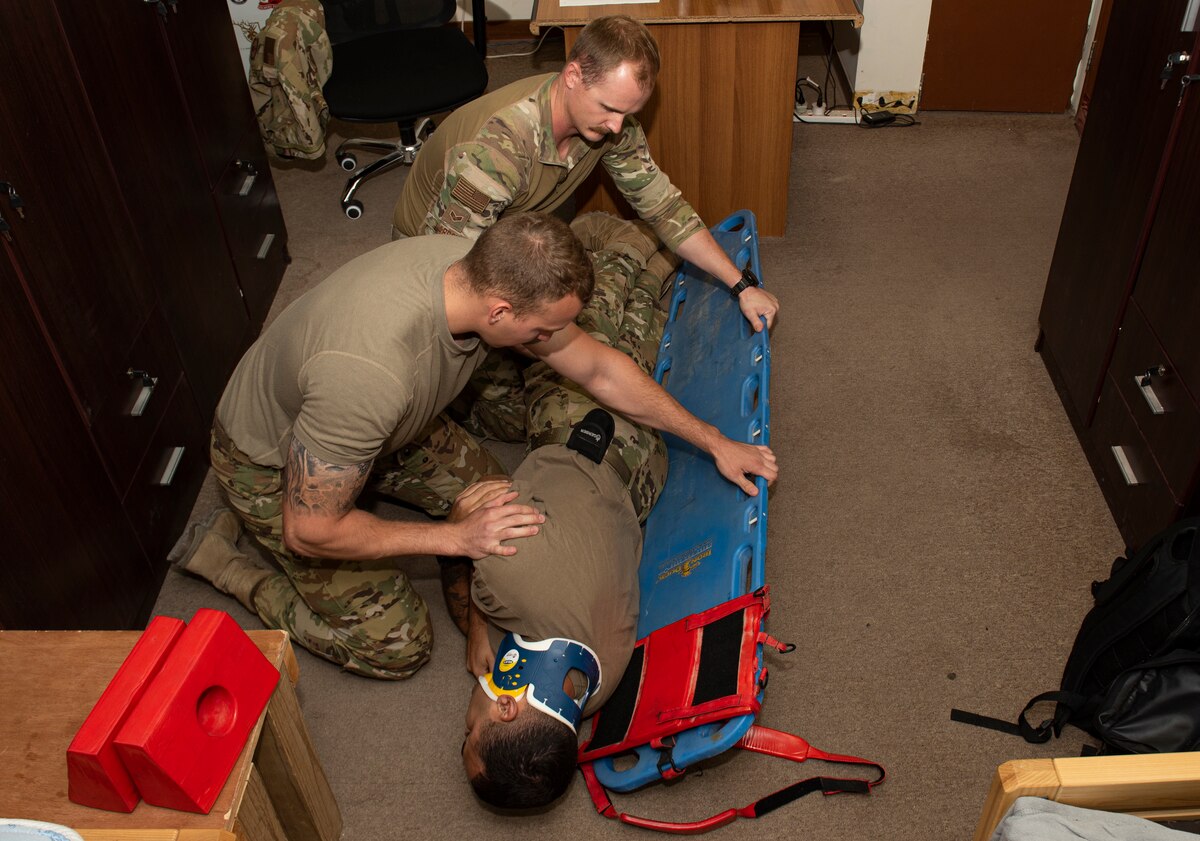 Firefighters achieve EMT certifications > U.S. Air Forces Central > Display