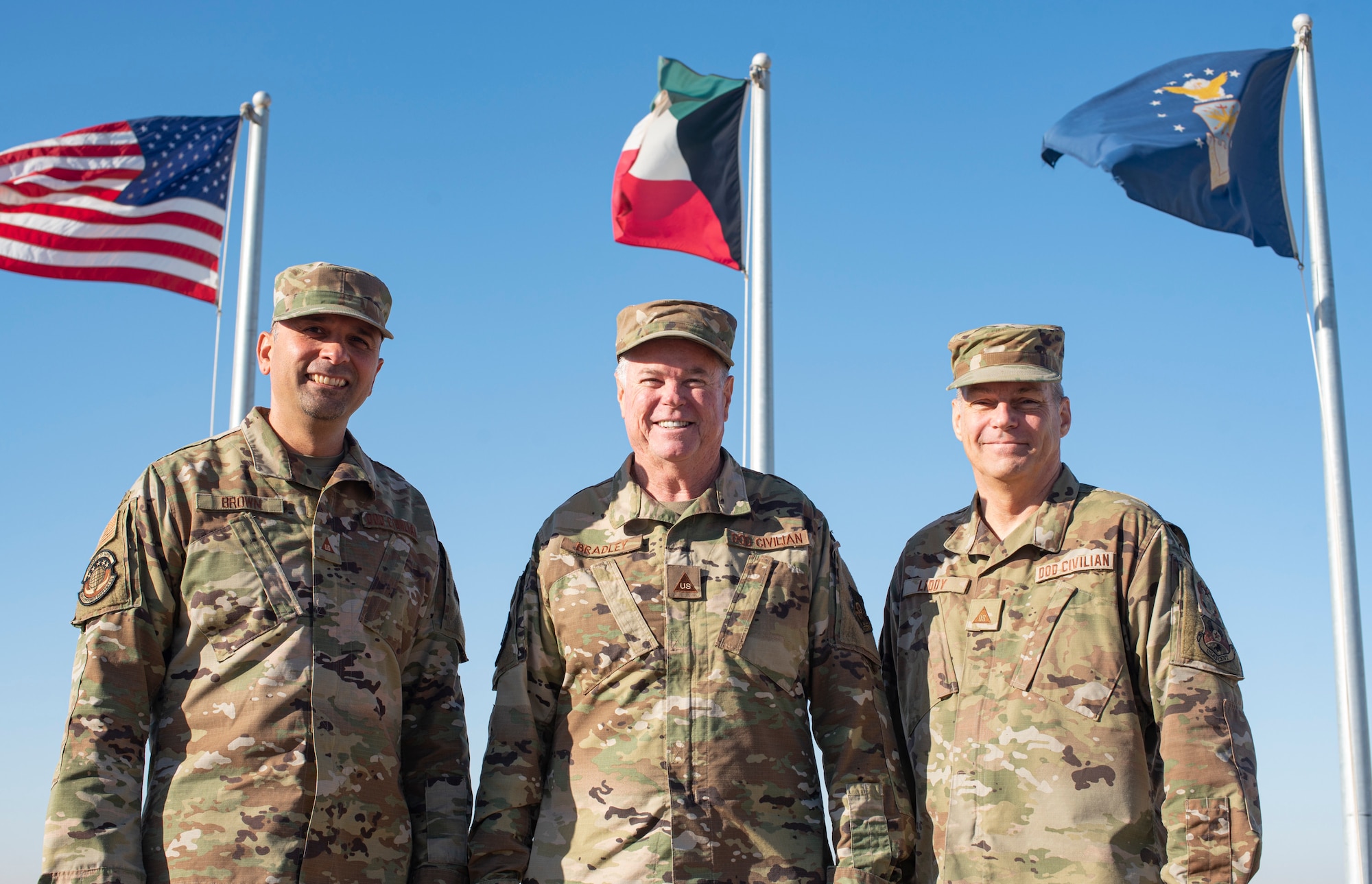 DoD Civilians pose for a group photo