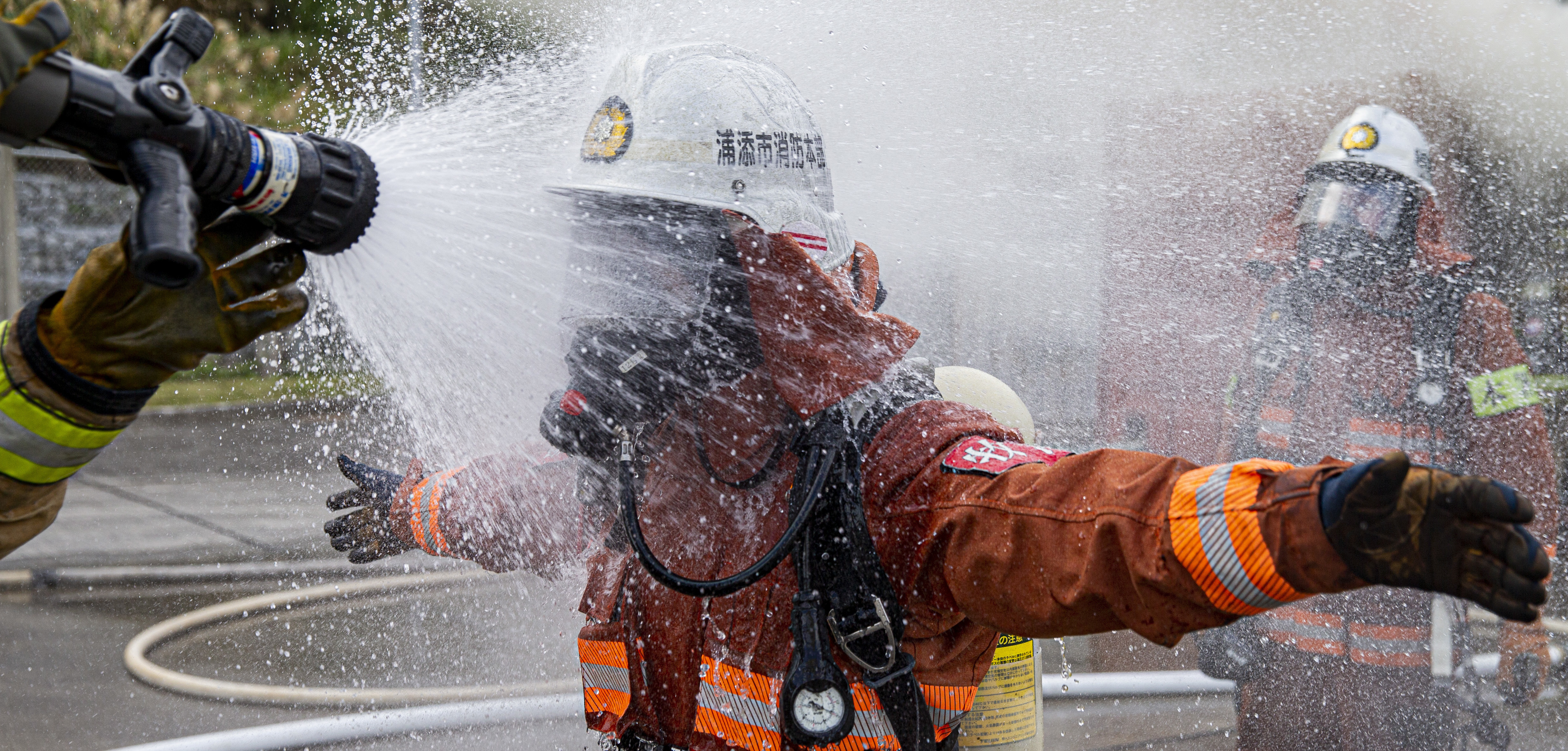 Urasoe Fire Department Rescue Team and MCIPAC F&ES conduct