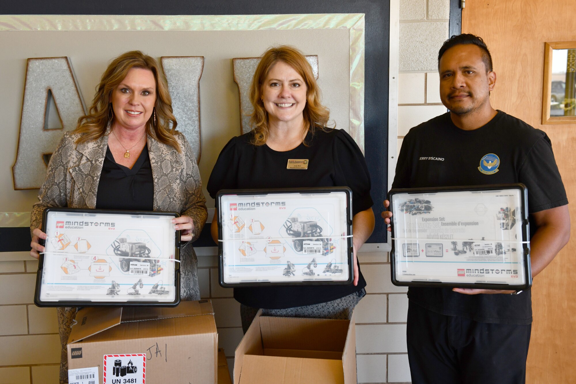 Altus AFB STEM Council donates robotics kits to local schools