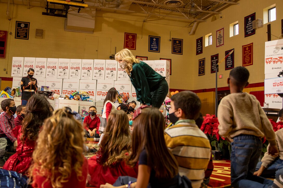 FLOTUS Attends Toys for Tots Event