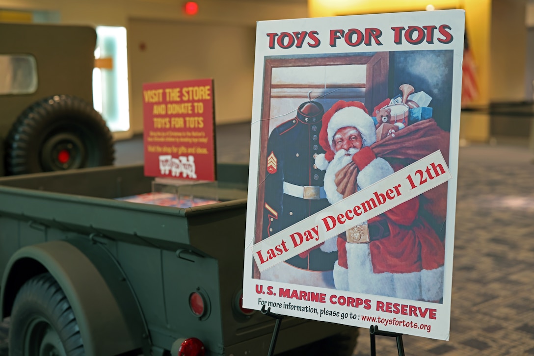 The National Museum of the Marine Corps located in Triangle, Va. is one of the donation sites for the Marine Corps Reserve’s Toys for Tots Campaign in Quantico, Va. Toys are collected in the museum’s World War II era jeep. The primary goal of the Marine Toys for Tots Program is, through the gift of a new toy, help bring the joy of Christmas and send a message of hope to America's less fortunate children. MCICOM exercises command and control of Marine Corps installations via regional commanders in order to provide oversight, direction and coordination of installation services and to optimize support to the Operating Forces, tenants and activities.
