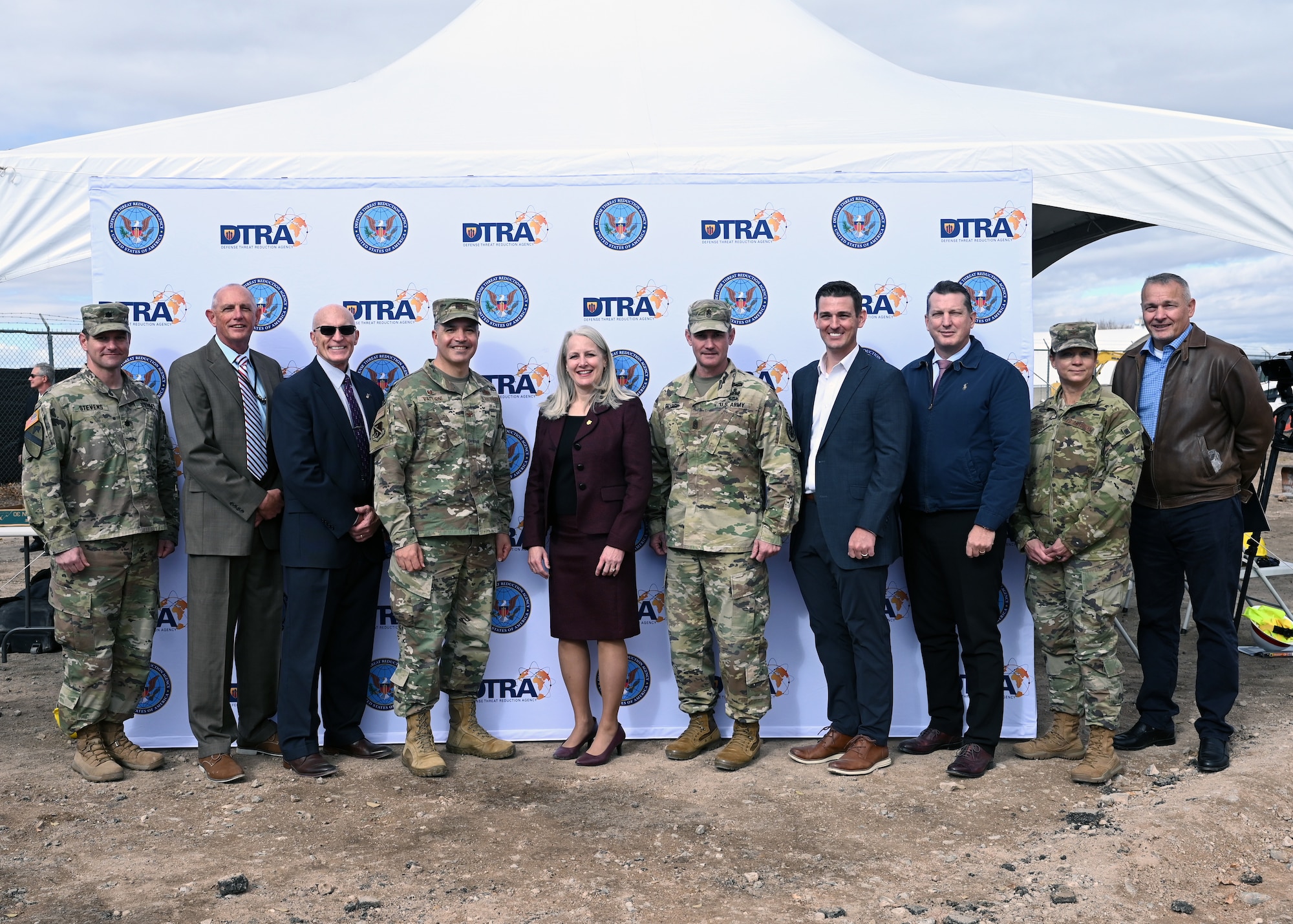 Leadership members pose for a photo.