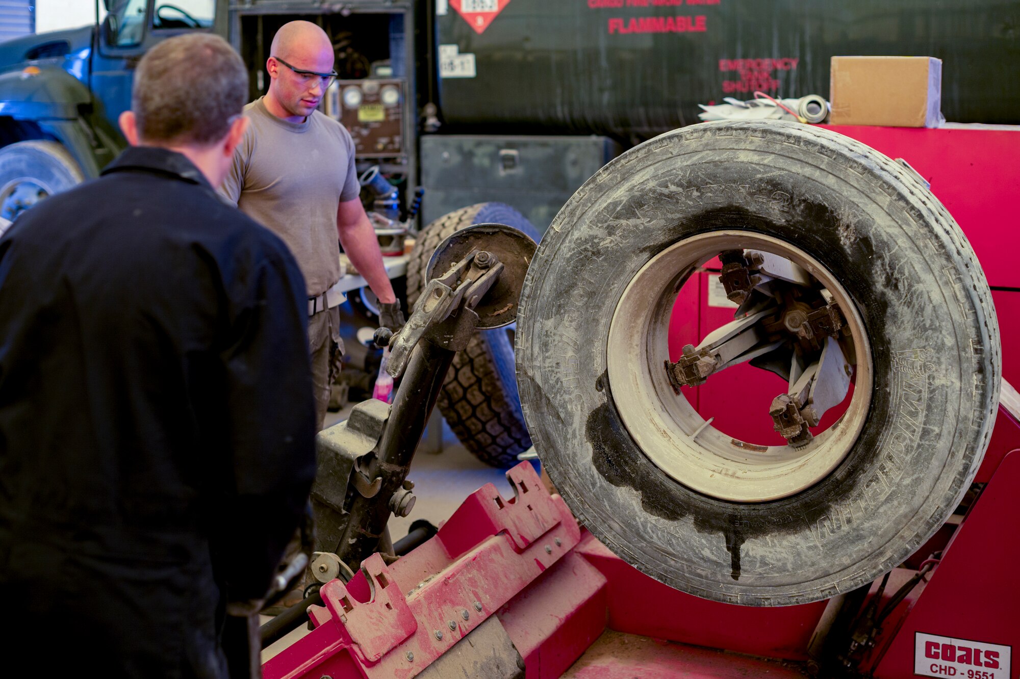 332nd AEW leaders routinely visit units on base to connect with Airmen and learn more about their jobs.