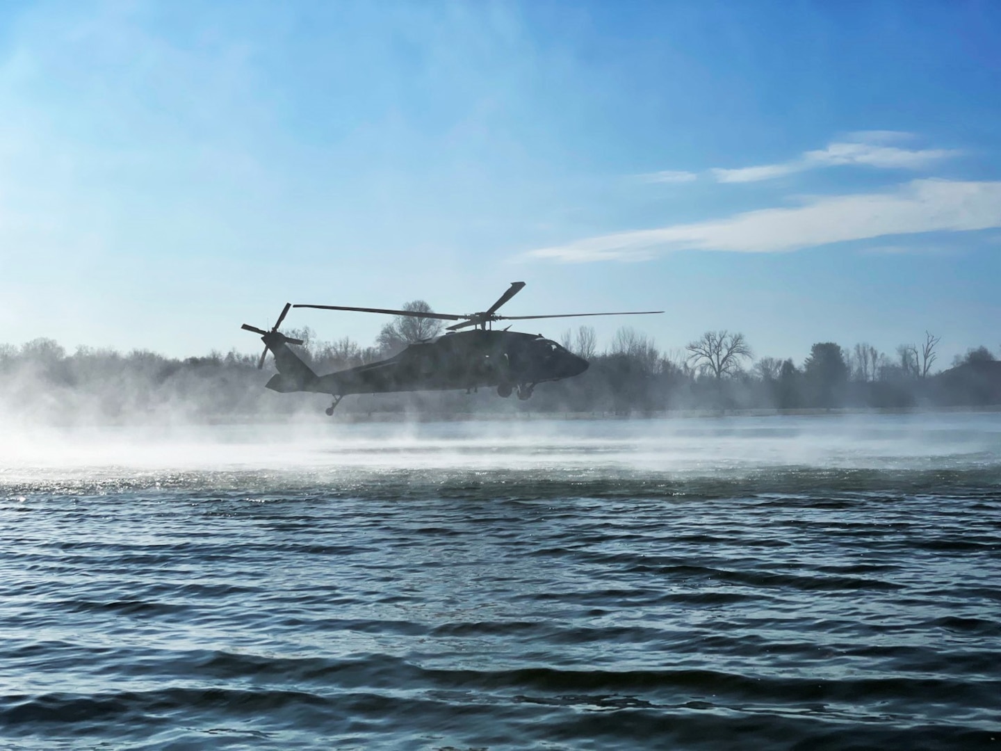 The Tennessee National Guard’s 1-230th Assault Helicopter Battalion and the Nashville Fire Department held a joint exercise to practice hoist operations between Goodlettsville and Hendersonville Dec. 14, 2021.