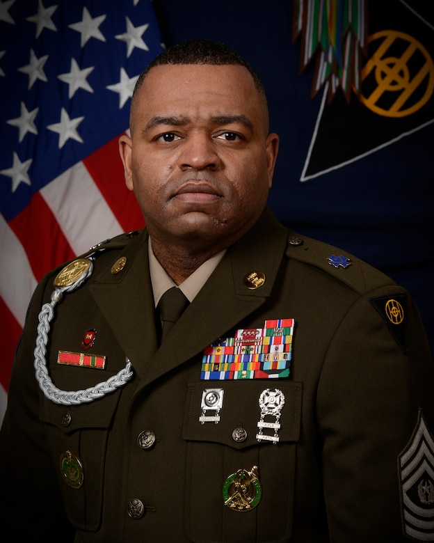 Command photo of Command Sgt. Maj. Corey A. Thompson