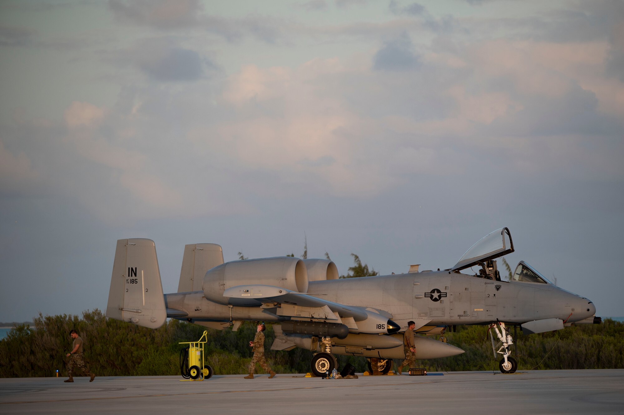 AATC A-10 maintenance personnel prepare the aircraft for the return flight from Wake Island Airfield to Joint Base Pearl Harbor-Hickam, Hawaii. The A-10s were an integral part of Exercise KANI WILDCAT, a multi-faceted ACE exercise that allowed for several testing events and integration with Air Force Special Warfare operators, A-10s, C-130s, F-22s, UH-1Ns, MV-22s and CH-53s.
