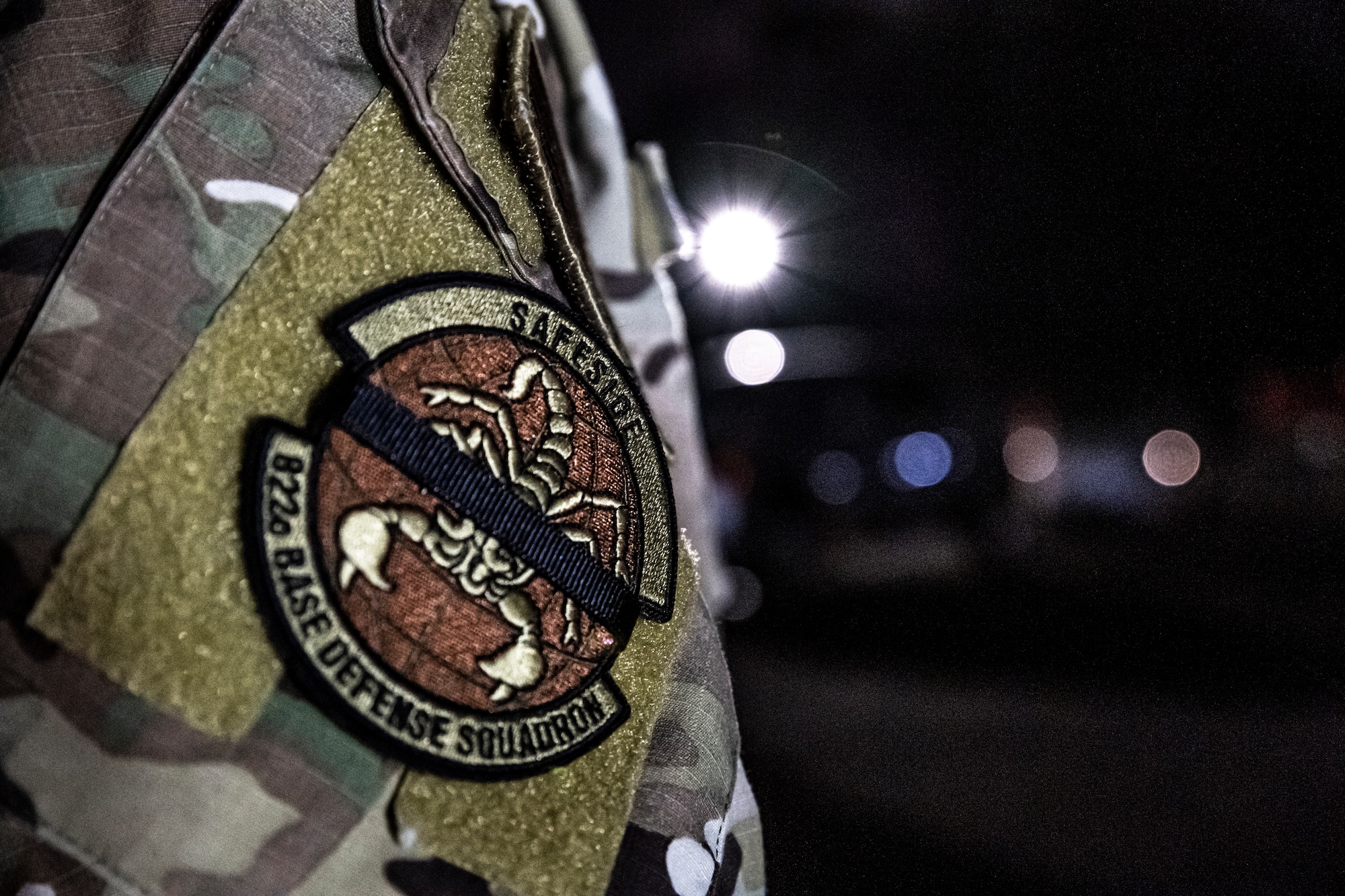 Photo of an Air Force squadron patch