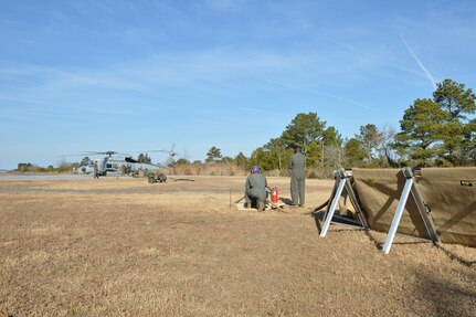 MWSS-271, NCHB-1 and HSM-72 demonstrate the integration of force capabilities as part of U.S. Fleet Forces Command Fleet Battle Problem 21-3.