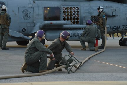 MWSS-271, NCHB-1 and HSM-72 demonstrate the integration of force capabilities as part of U.S. Fleet Forces Command Fleet Battle Problem 21-3.