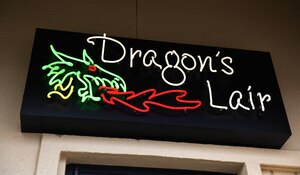 The Dragon’s Lair Dining Facility opens its doors on Dec. 15, 2021, at Beale Air Force Base, California.