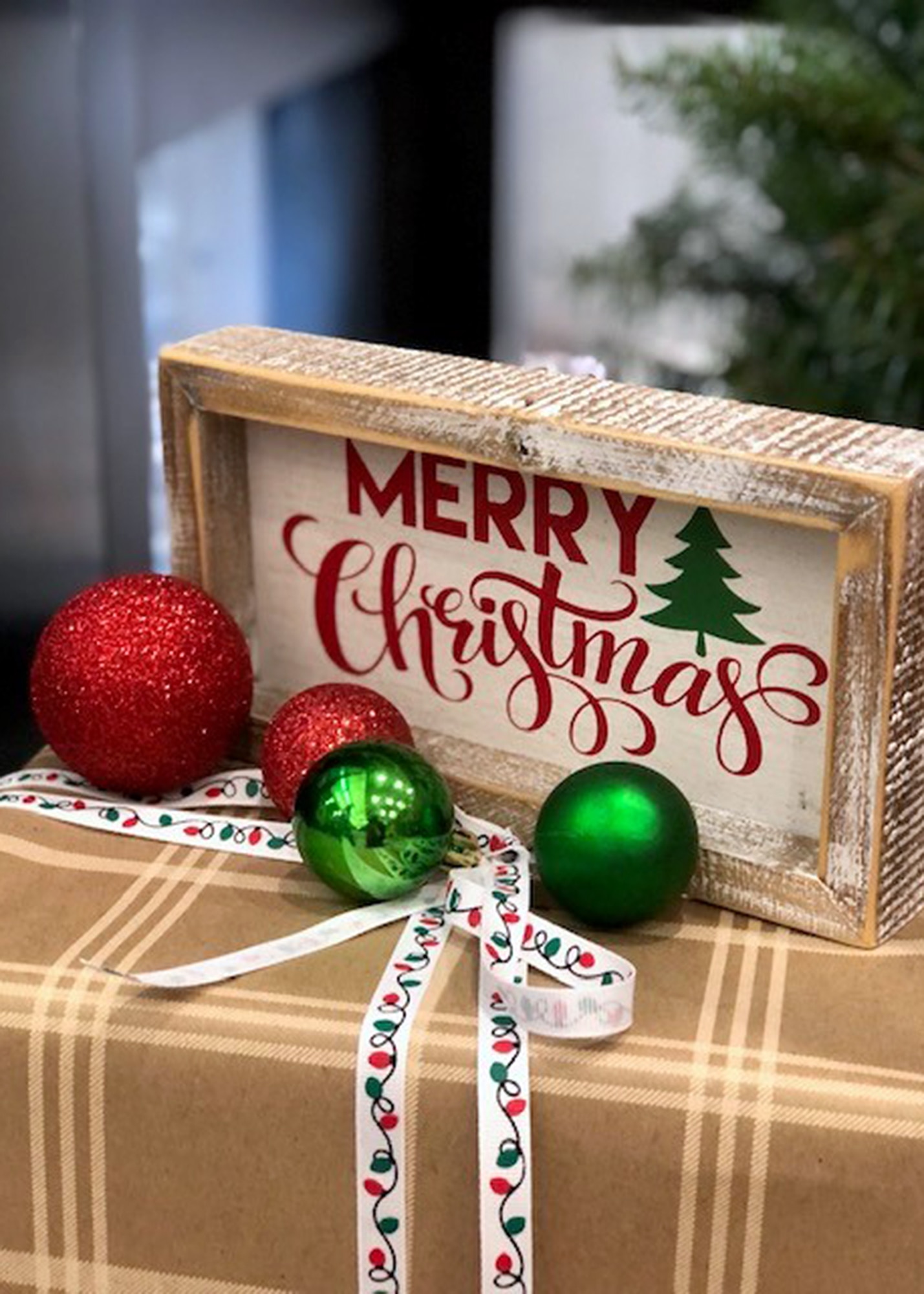 Decorations helped to spread holiday cheer during a 75th Security Forces Squadron Cookies with Santa social Dec. 12, 2021, at Hill Air Force Base, Utah. The event was arranged by key spouses to spread holiday cheer to the unit’s Defenders and their families. (Courtesy photo)