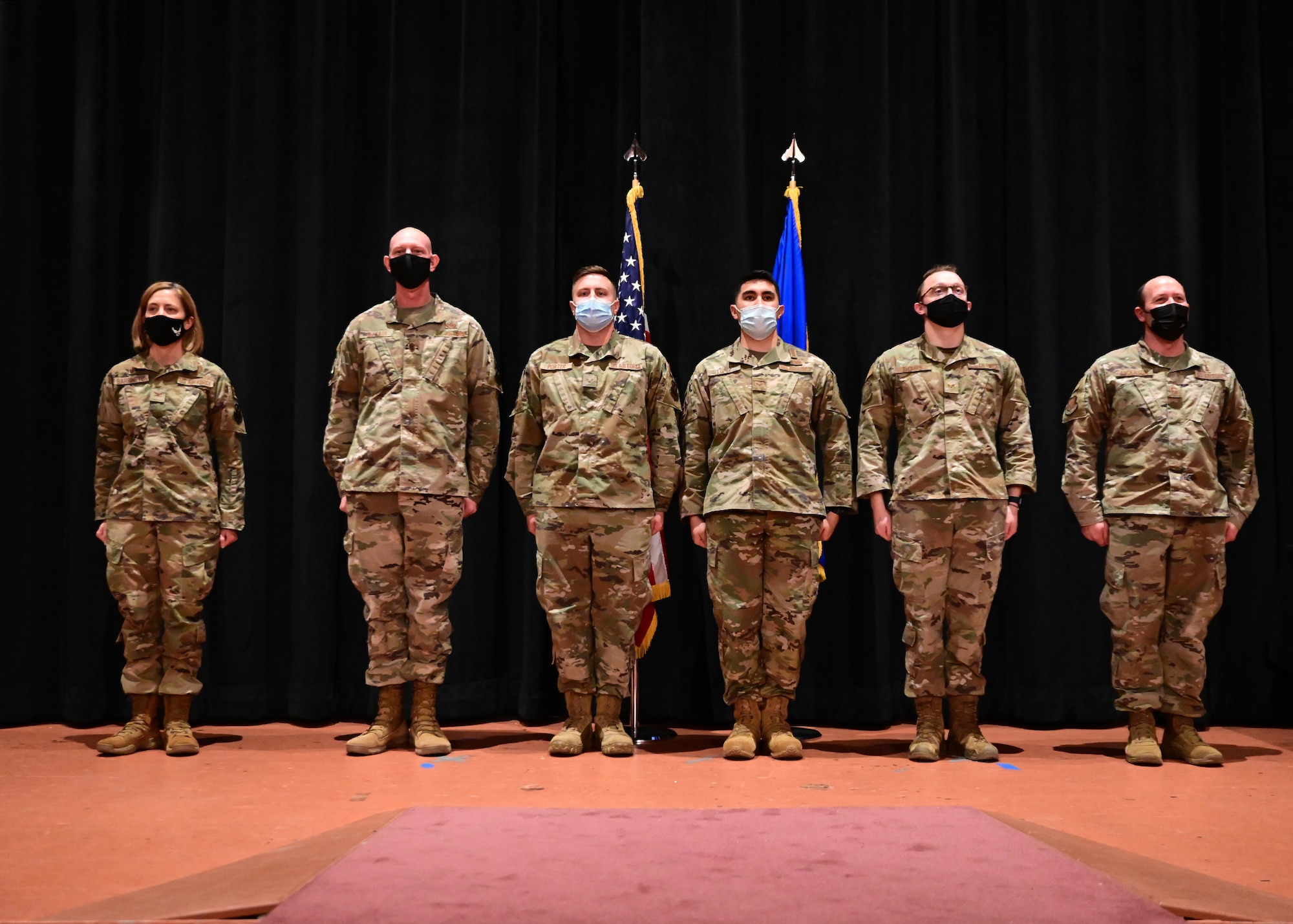 Airmen singing Air Force Song