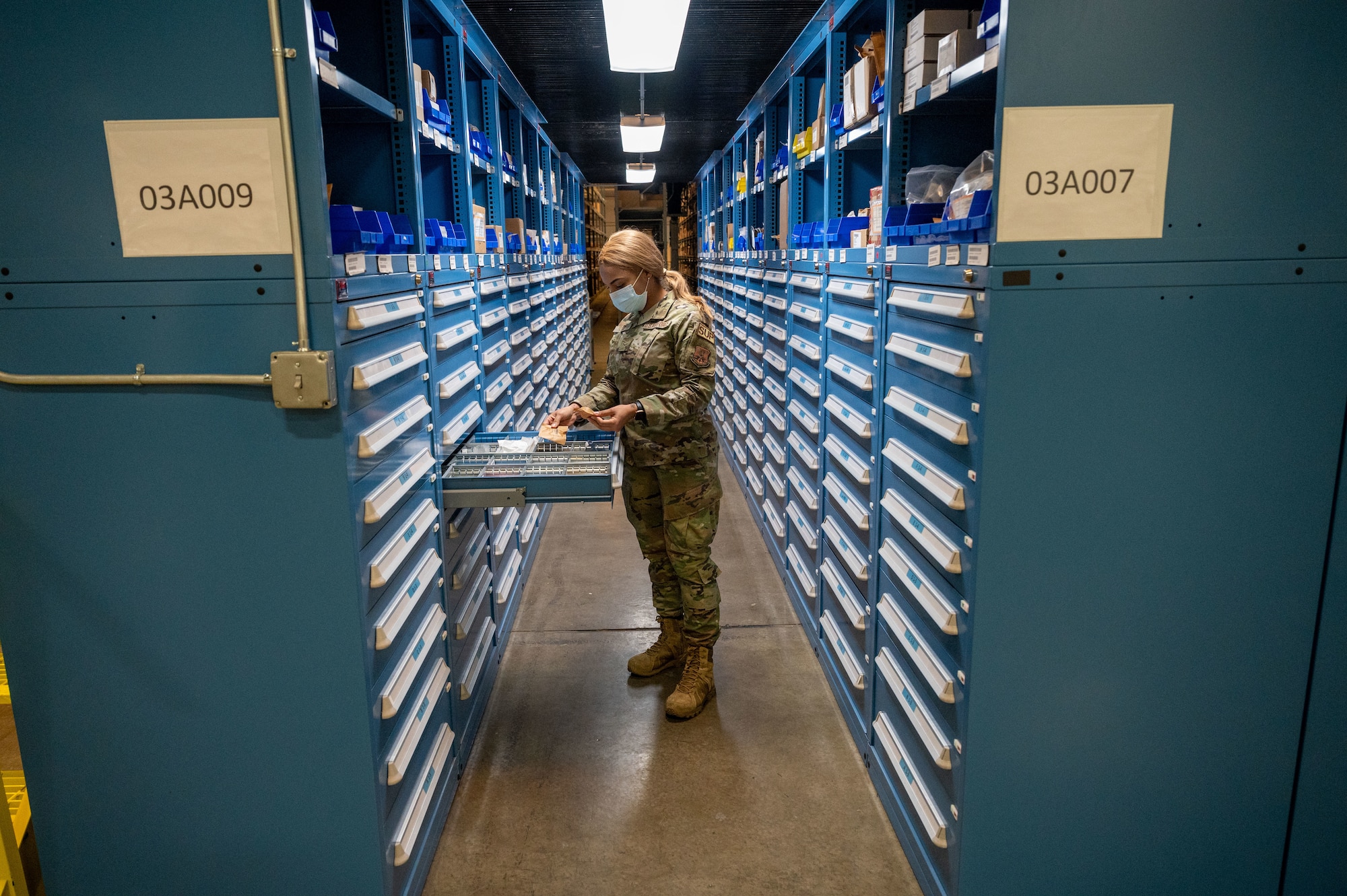 airman goes through cabinet