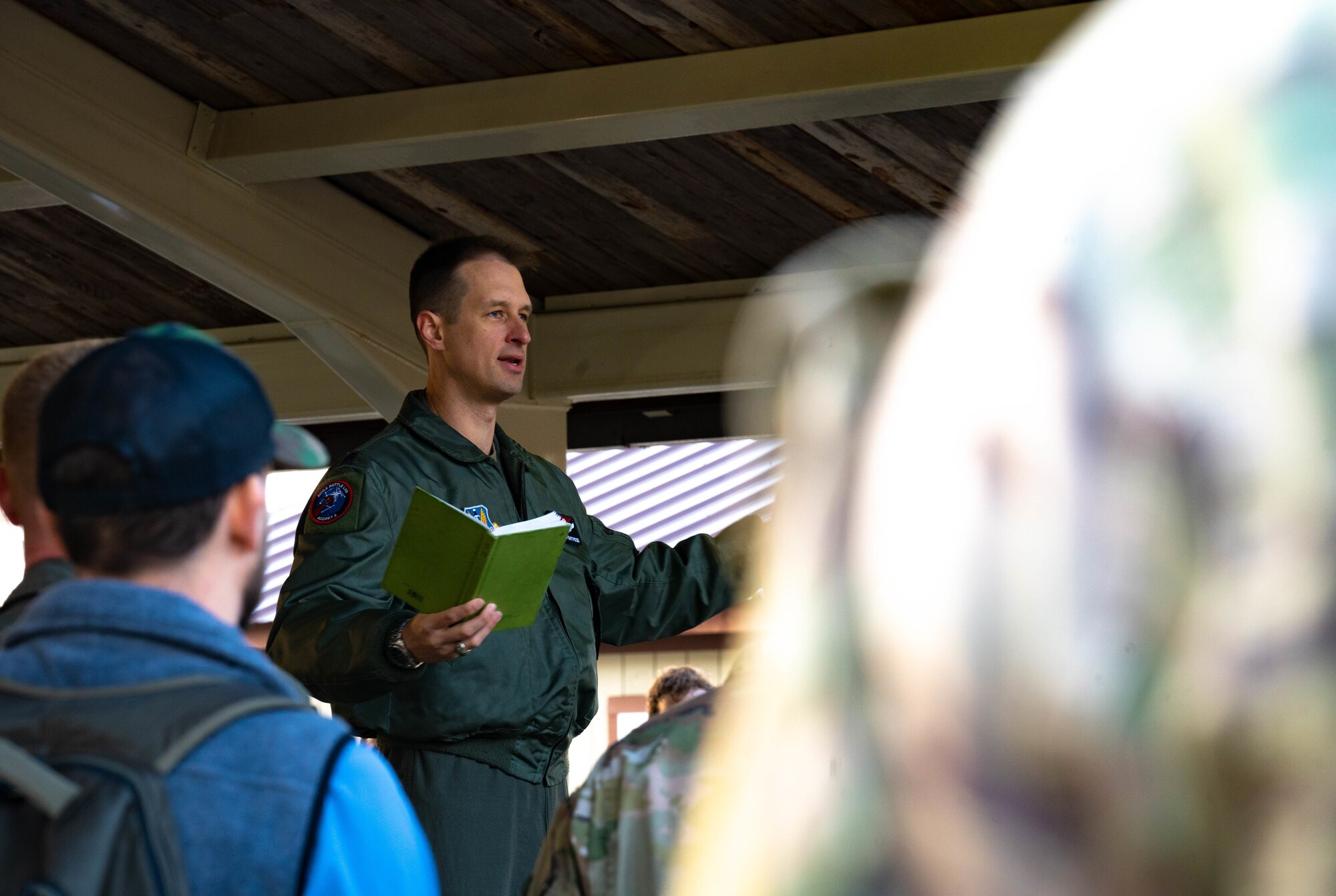 Photo U.S. Air Force Lt. Col. Chitwood, commander of Air Combat Command Agile Battle Lab