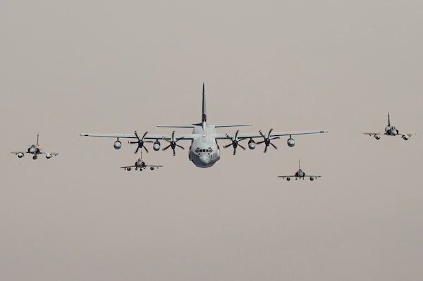 USMC VMGR-234 Flies with French Mirage Fighters