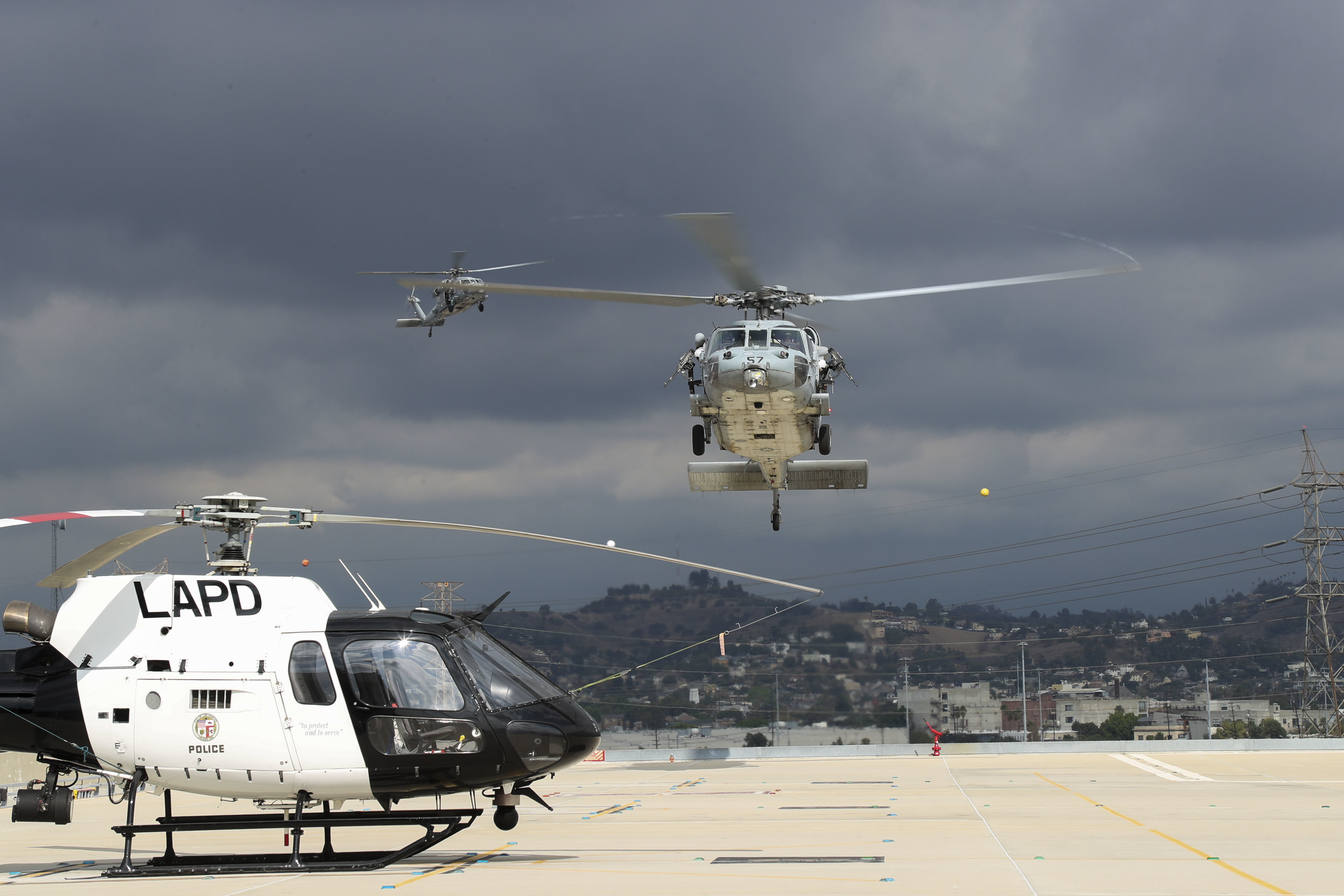 Los Angeles Police Helicopter Activity