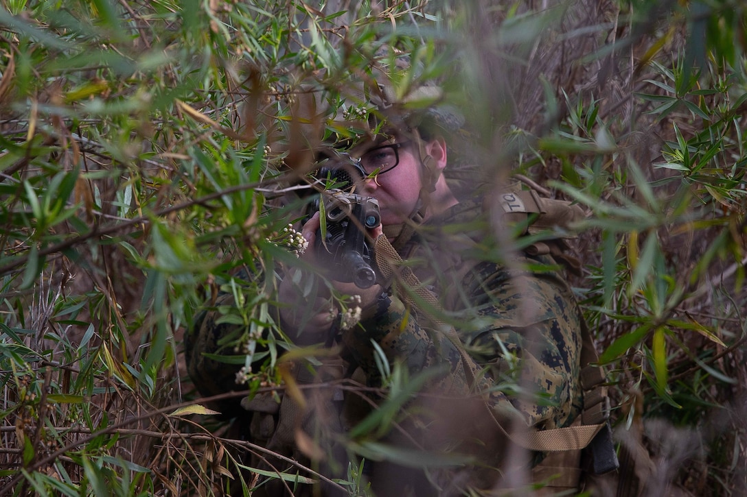 1st MARDIV combat operations center during Exercise Steel Knight 22