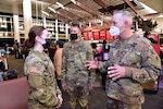 Soldiers depart for annual Holiday Block Leave on a busy Saturday