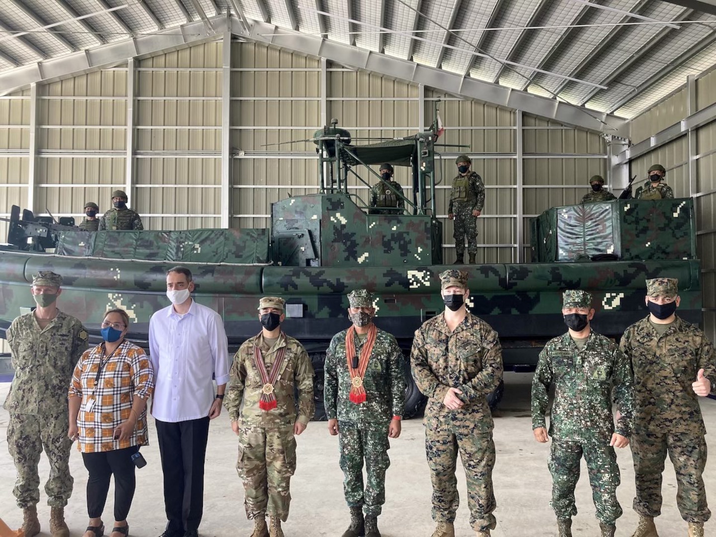 U.S. Military Turns Over Boat Facility in Zamboanga