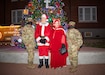 two sergeants major and santa and mrs. claus