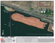 map of confluence island and the border between Idaho and Washington