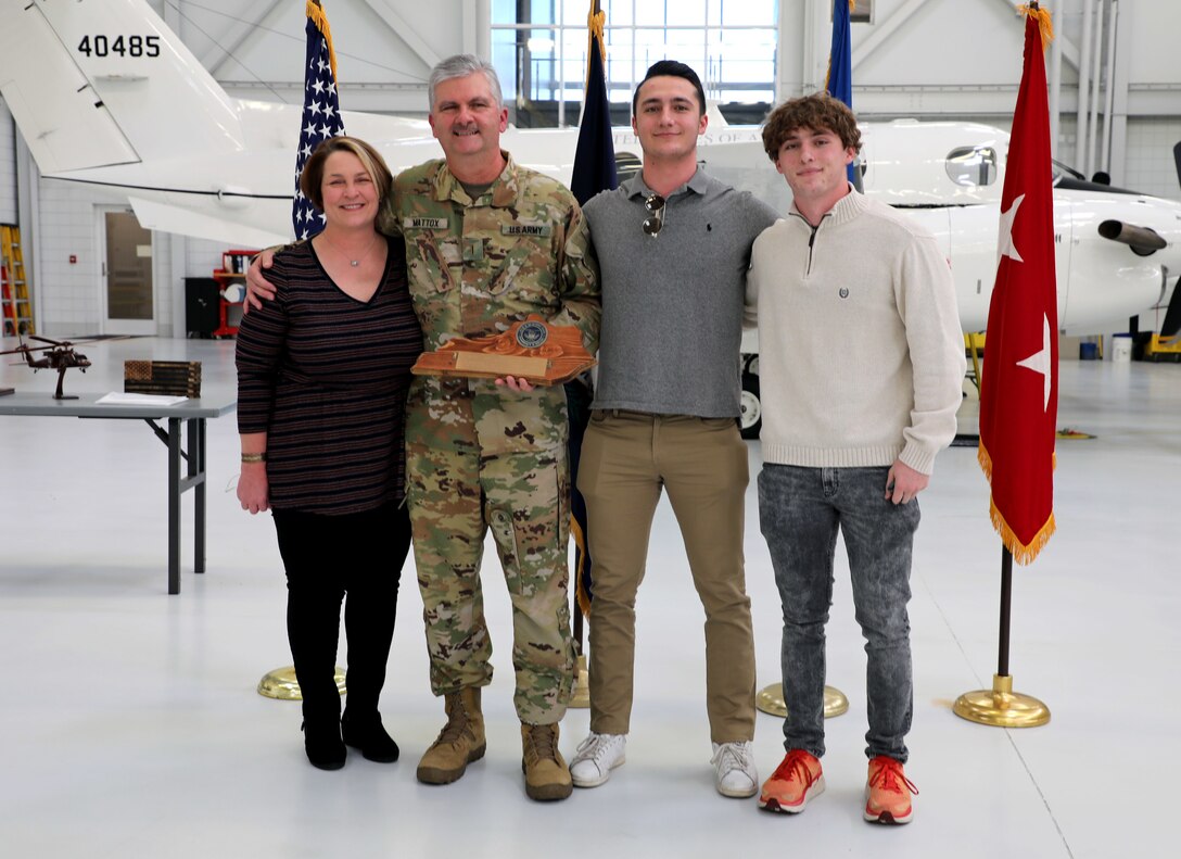 Chief Warrant Officer 5 Dave Mattox celebrates 40 years of service to his country