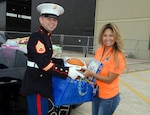 DLA aviation employees donate to Marine Corps Toys for Tots annual campaign.