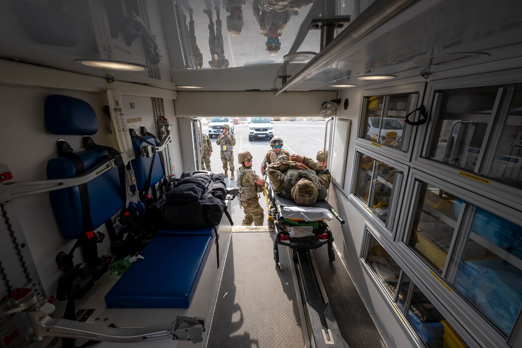 Image of Airmen training for maintaining readiness.