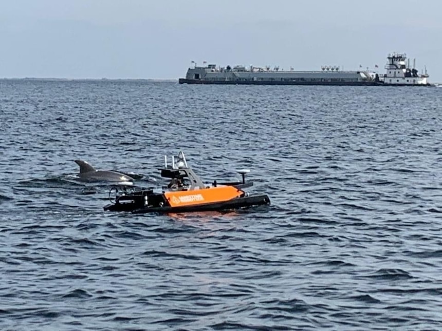 Fleet Survey Team conducts a system validation on its Maritime Robotic Otter Unmanned Survey Vehicles (USVs) in Pensacola, Fla, November 1-5, 2021.