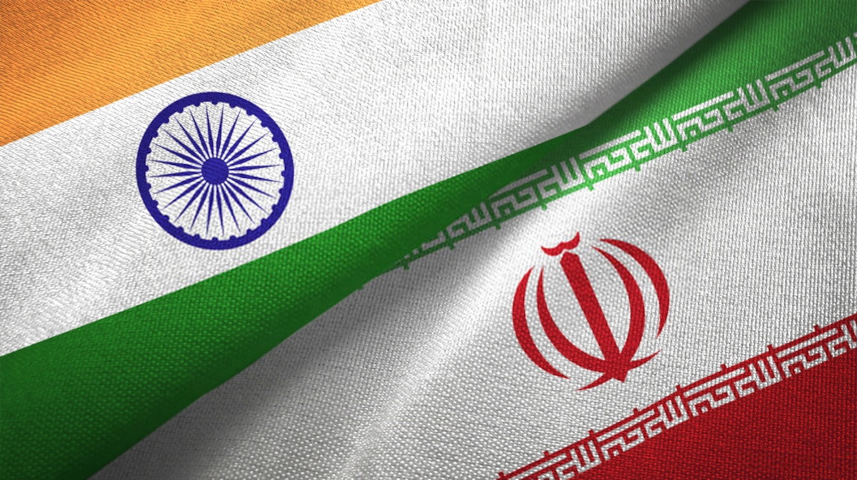 Indian and Iranian flags