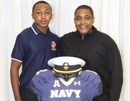 Kenny Hall, son of Ray Hall, Huntsville Center engineer, will head to the U.S. Naval Acadmey in the fall. Kenny was a star cornerback at Sparkman High School in Huntsville, Ala. Although Kenny has always excelled in football, Ray  coached his only child academically, ensuring Kenny will receive a top-notch education.
