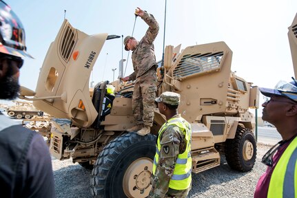 Two major AMC initiatives – Army Prepositioned Stocks and the DEFENDER series – continued to prove in 2021 that AMC provides the worldwide capability needed by the Army to rapidly respond in defense and protection of the U.S. and its allies.