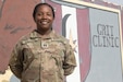 Capt. Dawn D. Sellers, a psychiatric mental health nurse practitioner with 3rd Medical Command’s Gaining Resilience in Theater, or GRIT, Clinic at Camp Buehring, Kuwait, became a psychiatric nurse to better understand her son’s post traumatic stress, and she joined the Army to help interrupt the process in the lives of Soldiers who are deployed. “[Being here] is an opportunity to make sure that young men and women who make the sacrifice to serve their country will have the opportunity to have a quality life when they’re done with that,” Sellers said.