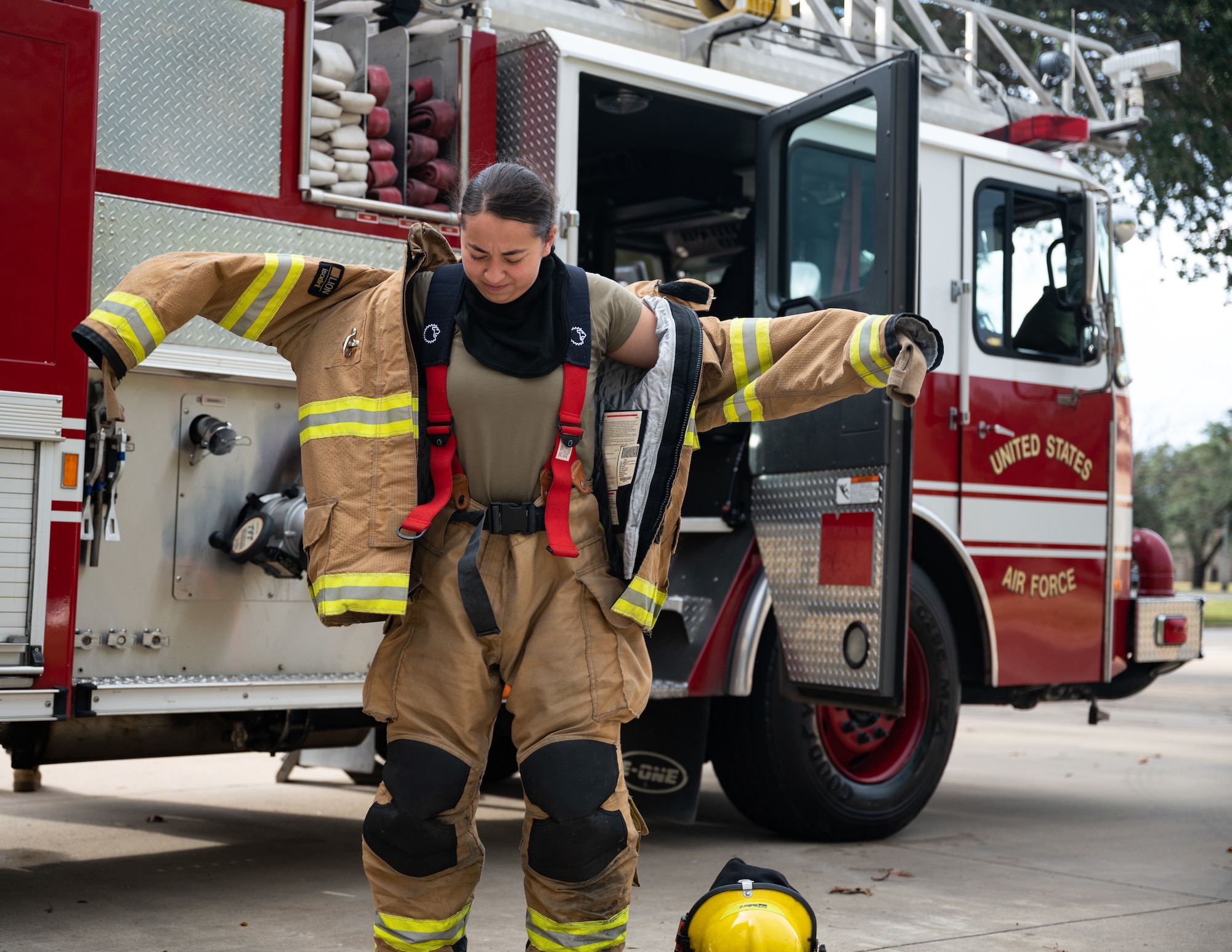 Fire protection Airmen are responsible for coordinating pre-incident plans, maintaining fire-fighting equipment, training Air Force personnel in fire prevention and controlling and extinguishing fires.