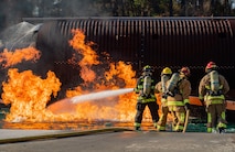 firefighters fight fire