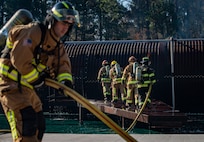 firefighters fight fire