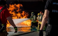 firefighters fight fire