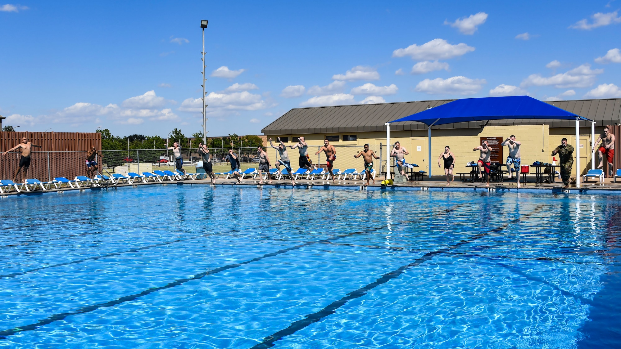 Cannonballs at Main Pool