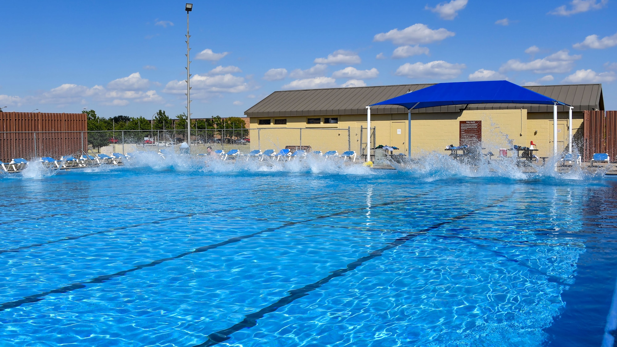 Cannonballs at Main Pool