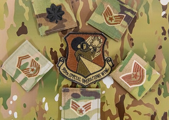 .Photo OCP ranks surrounding the 919 SOW Shield