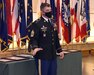 Sgt. Maj. Corey A. Lord speaks during his retirement ceremony on Jan. 29 at Fort Detrick, Maryland. Lord retires after 30 years of service to the U.S. Army, including his final stints with Army Medical Logistics Command and the U.S. Army Medical Materiel Agency.