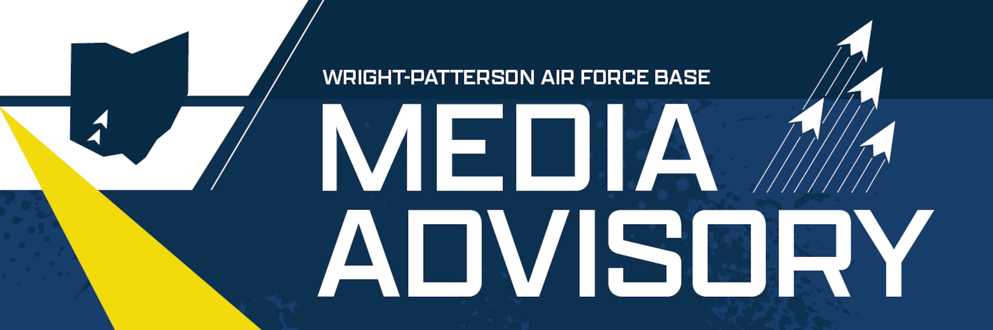 Wright-Patterson AFB Media Advisory graphic