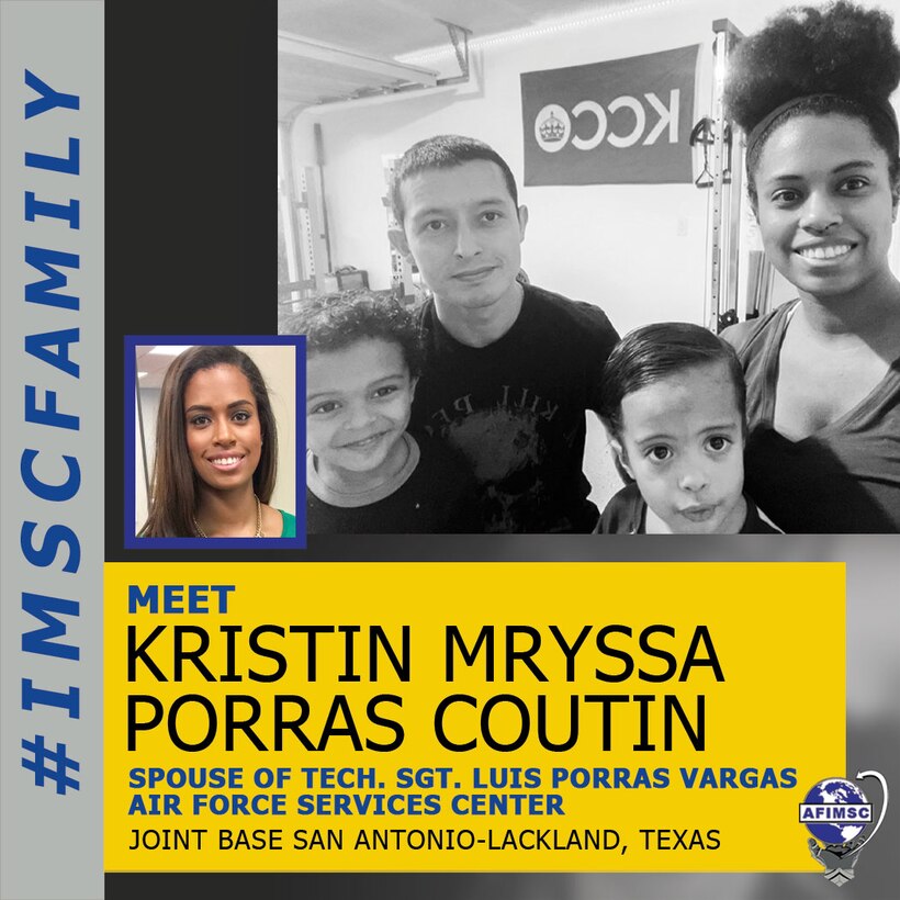 Graphic of the Kristin Mryssa Porras Coutin family.