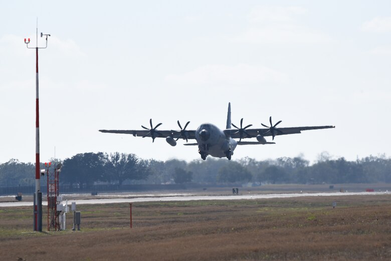 Members of the 53rd Weather Reconnaissance Squadron, or Air Force Reserve Hurricane Hunters, took off Feb. 1, 2021, for their fourth winter storm mission of the 2020-2021 season, while also supporting the atmospheric river missions in Nevada. The 53rd WRS provides weather data to departments of the National Oceanic and Atmospheric Administration for three types of weather missions: tropical cyclones, atmospheric rivers, and winter storm missions. (U.S. Air Force photo by Jessica L. Kendziorek)
